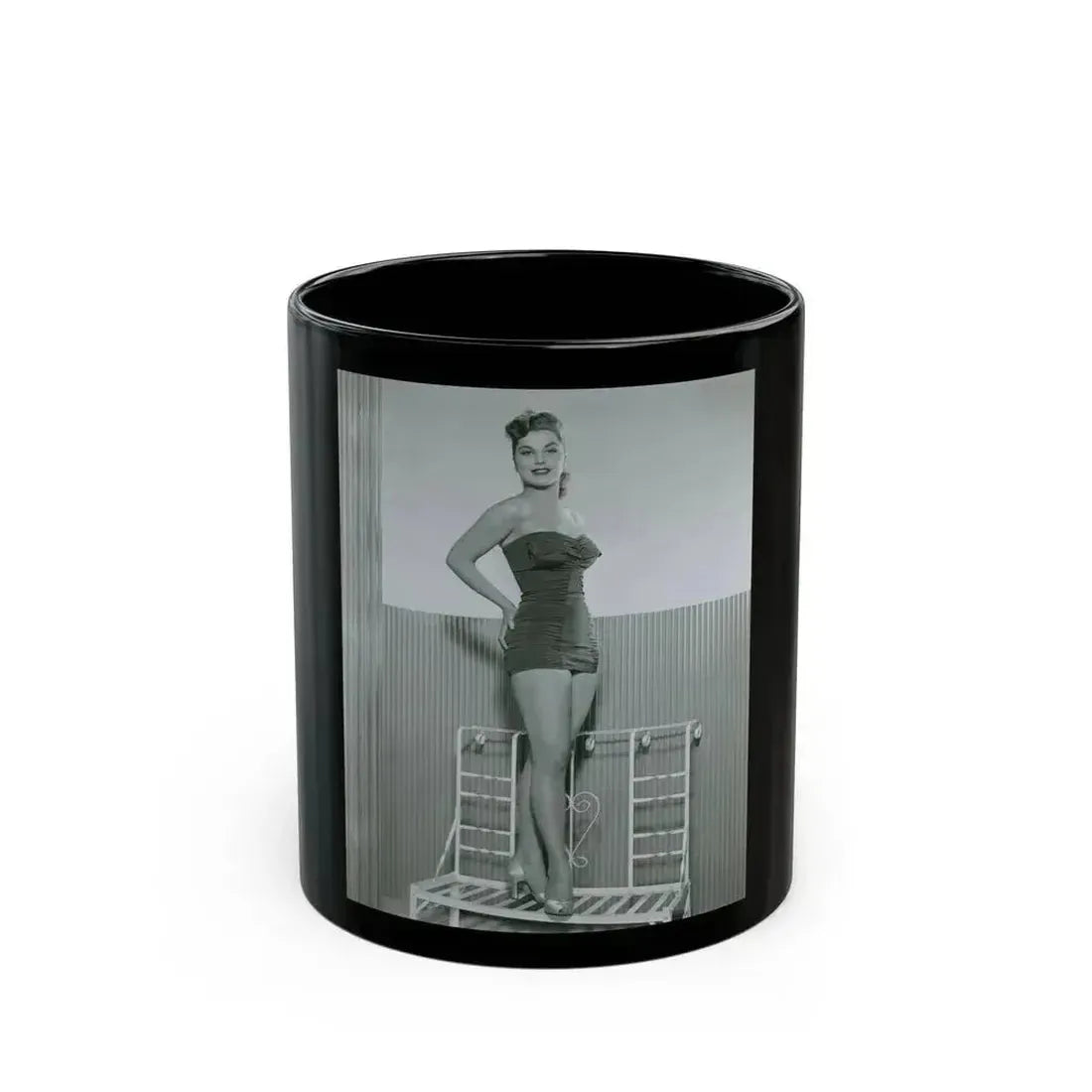 Debra Paget #766 1 (Vintage Female Icon) Black Coffee Mug 11oz - Go Mug Yourself