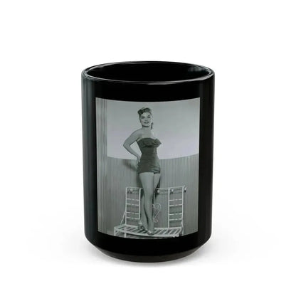 Debra Paget #766 1 (Vintage Female Icon) Black Coffee Mug 15oz - Go Mug Yourself