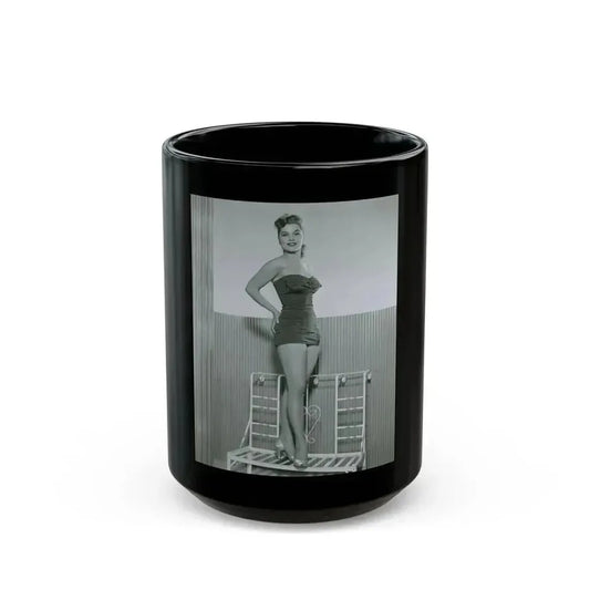 Debra Paget #766 1 (Vintage Female Icon) Black Coffee Mug 15oz - Go Mug Yourself