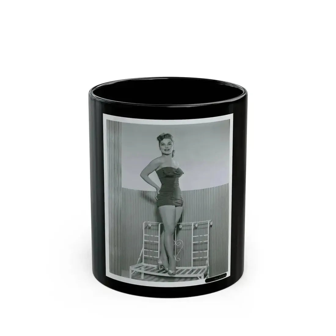 Debra Paget #766 (Vintage Female Icon) Black Coffee Mug 11oz - Go Mug Yourself