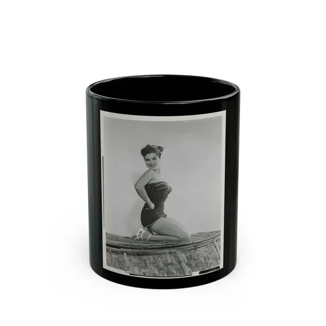Debra Paget #771 1 (Vintage Female Icon) Black Coffee Mug 11oz - Go Mug Yourself