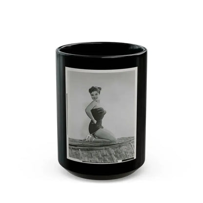 Debra Paget #771 1 (Vintage Female Icon) Black Coffee Mug 15oz - Go Mug Yourself