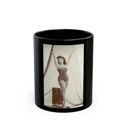 Debra Paget #78 (Vintage Female Icon) Black Coffee Mug 11oz - Go Mug Yourself