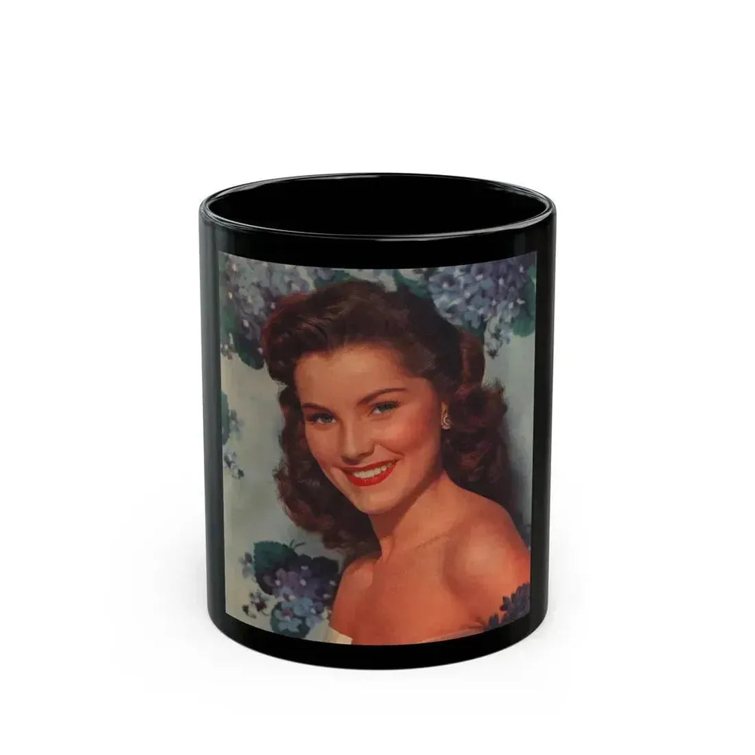 Debra Paget #88 (Vintage Female Icon) Black Coffee Mug 11oz - Go Mug Yourself