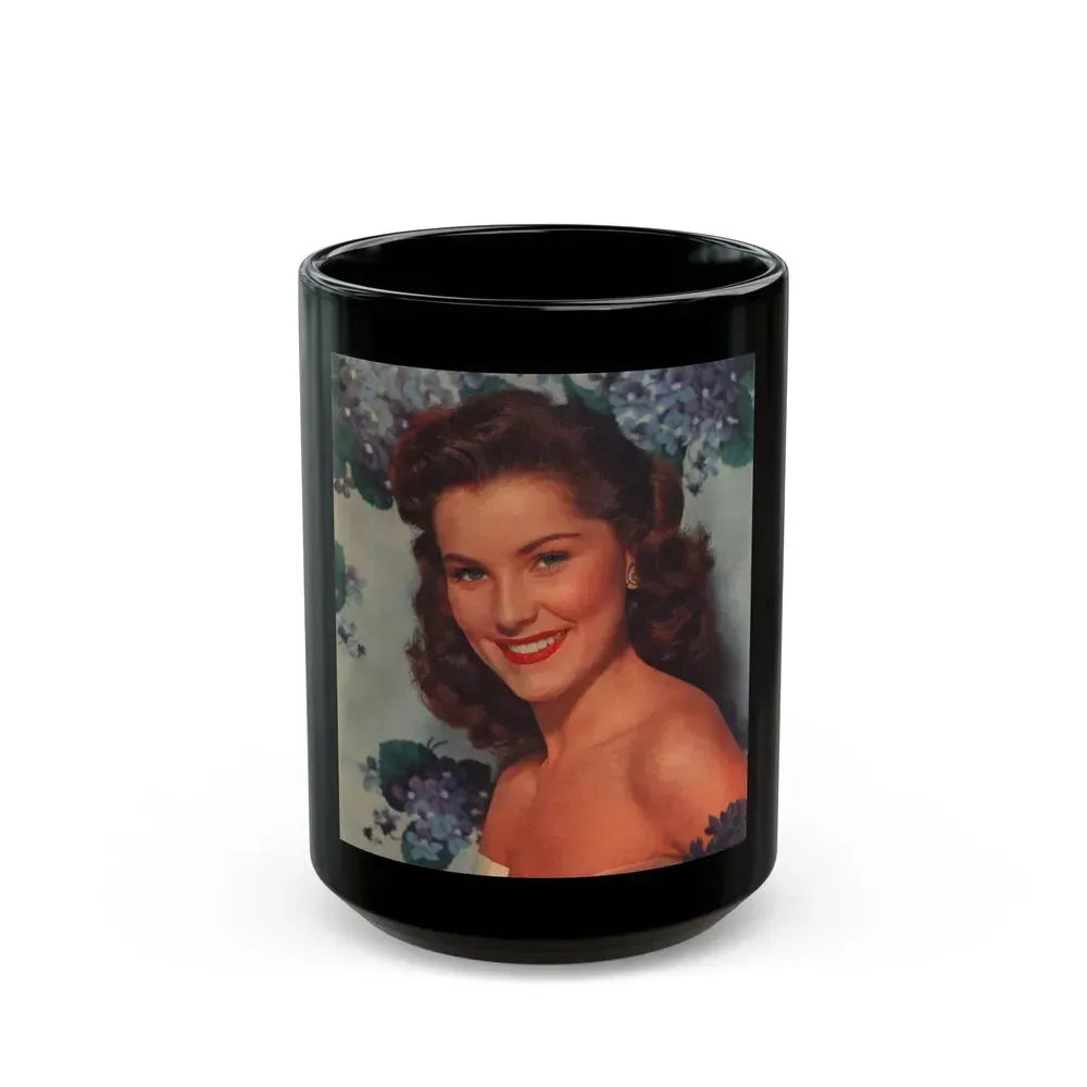 Debra Paget #88 (Vintage Female Icon) Black Coffee Mug 15oz - Go Mug Yourself