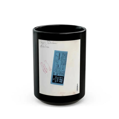 Debra Paget #92 - 7x9 B&W Vintage Glamour Portriat Bust & Upper Body too from 12-12-59 1 (Vintage Female Icon) Black Coffee Mug 15oz - Go Mug Yourself