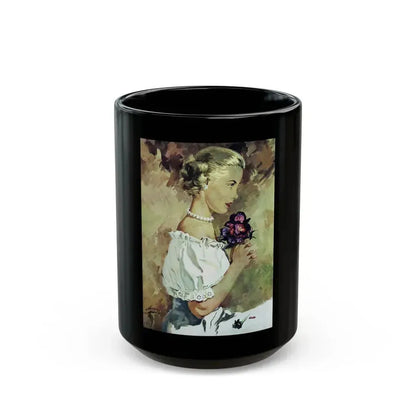 Debutante, , Chatelaine, July 1950 - Black Coffee Mug 15oz - Go Mug Yourself