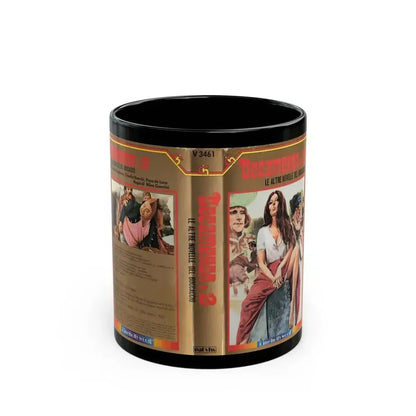 DECAMERON 2 (VHS COVER) - Black Coffee Mug 11oz - Go Mug Yourself