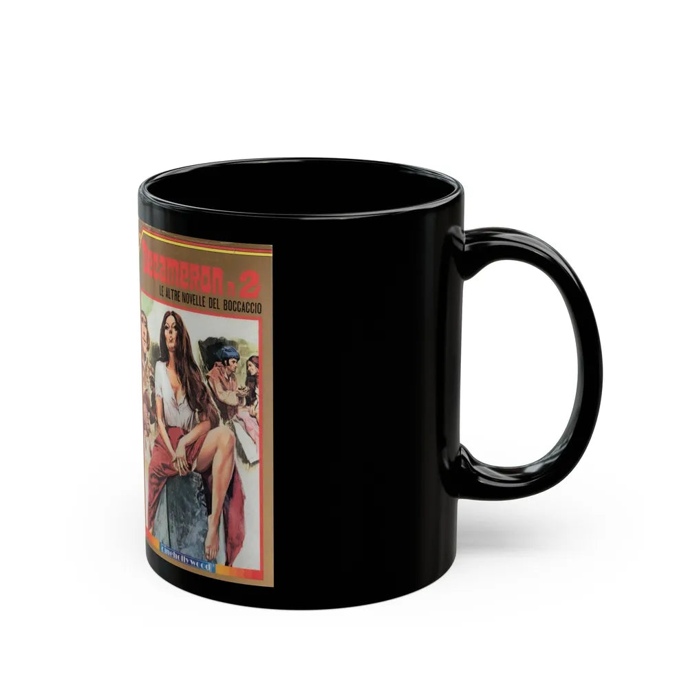 DECAMERON 2 (VHS COVER) - Black Coffee Mug-Go Mug Yourself