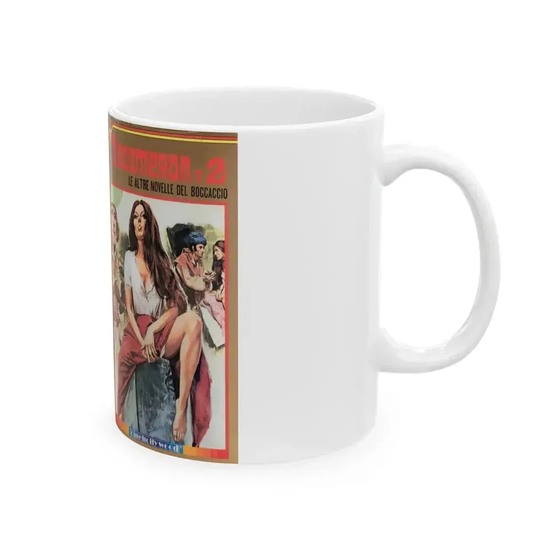 DECAMERON 2 (VHS COVER) - White Coffee Mug - Go Mug Yourself