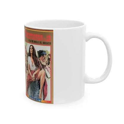 DECAMERON 2 (VHS COVER) - White Coffee Mug - Go Mug Yourself