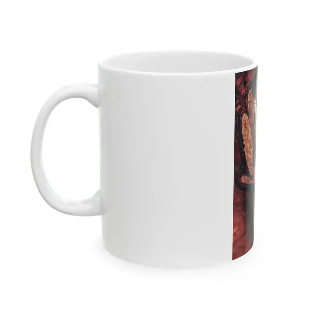 Decision by Firelight, Good Housekeeping, July 1965 - White Coffee Mug - Go Mug Yourself