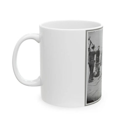 Deck Of Warship (U.S. Civil War) White Coffee Mug-Go Mug Yourself