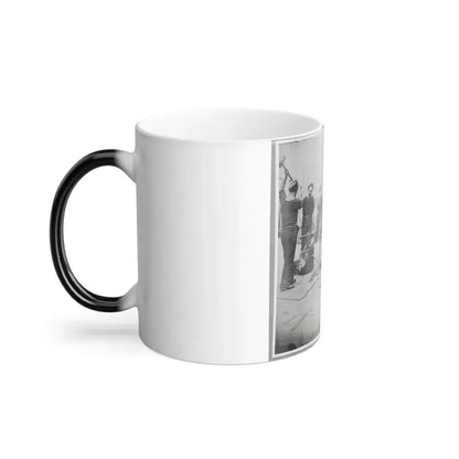 Deck of Warship (U.S. Civil War) Color Changing Coffee Mug 11oz - Go Mug Yourself