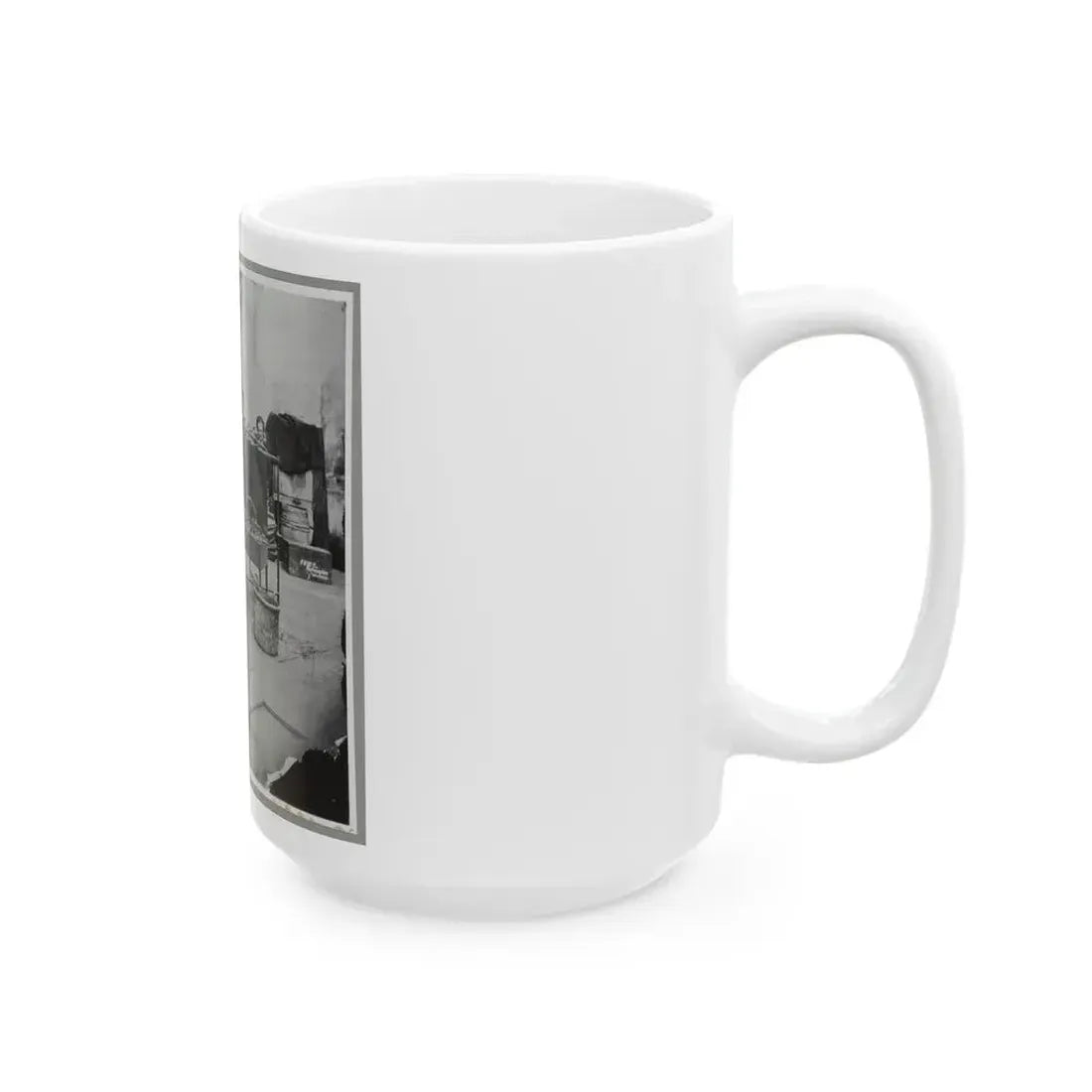 Deck Of Warship (U.S. Civil War) White Coffee Mug - Go Mug Yourself