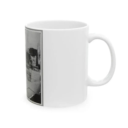Deck Of Warship (U.S. Civil War) White Coffee Mug - Go Mug Yourself