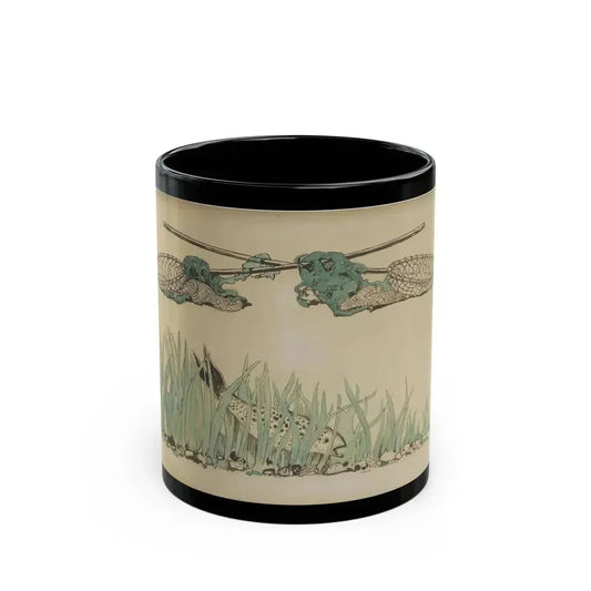 Decorations for Water Babies, book illustration - Black Coffee Mug 11oz - Go Mug Yourself