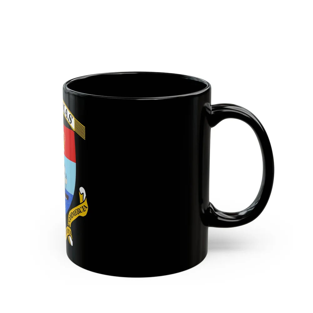 Coat of Arms of The Bahamas 2 - Black Coffee Mug-Go Mug Yourself