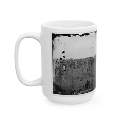 Dedication Ceremonies At The Soldiers' National Cemetery, Gettysburg, Pennsylvania(2) (U.S. Civil War) White Coffee Mug - Go Mug Yourself