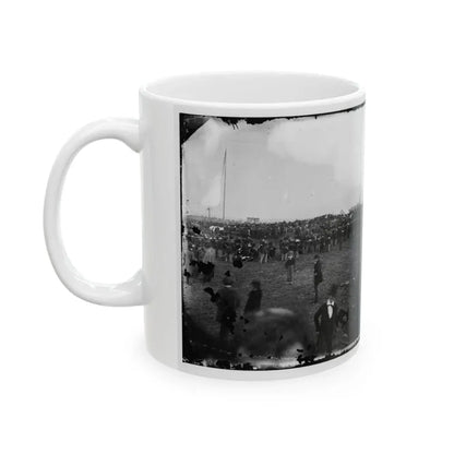 Dedication Ceremonies At The Soldiers' National Cemetery, Gettysburg, Pennsylvania(3) (U.S. Civil War) White Coffee Mug - Go Mug Yourself