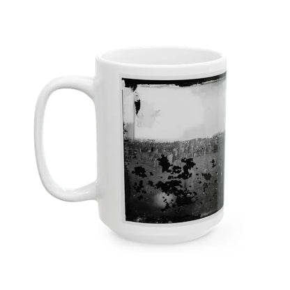Dedication Ceremonies At The Soldiers' National Cemetery, Gettysburg, Pennsylvania (U.S. Civil War) White Coffee Mug - Go Mug Yourself