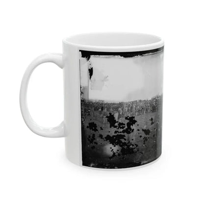 Dedication Ceremonies At The Soldiers' National Cemetery, Gettysburg, Pennsylvania (U.S. Civil War) White Coffee Mug - Go Mug Yourself