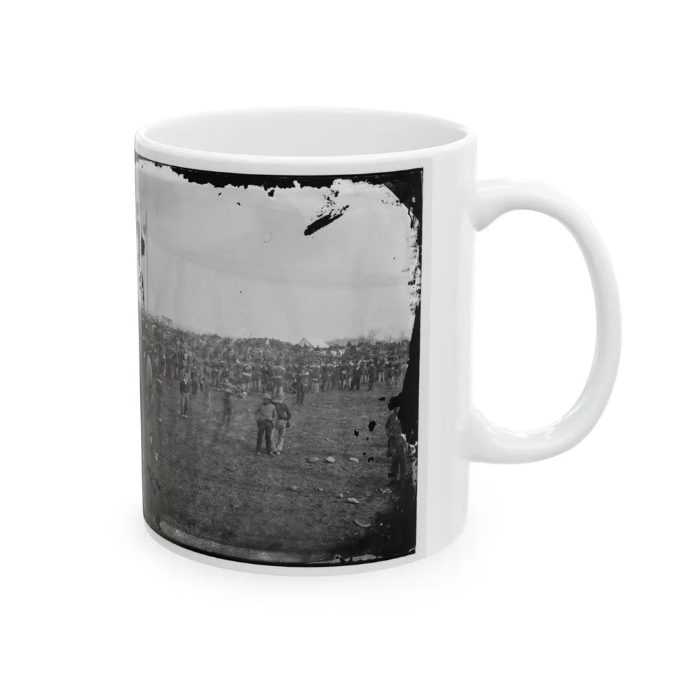 Dedication Ceremonies At The Soldiers' National Cemetery, Gettysburg, Pennsylvania(2) (U.S. Civil War) White Coffee Mug-Go Mug Yourself