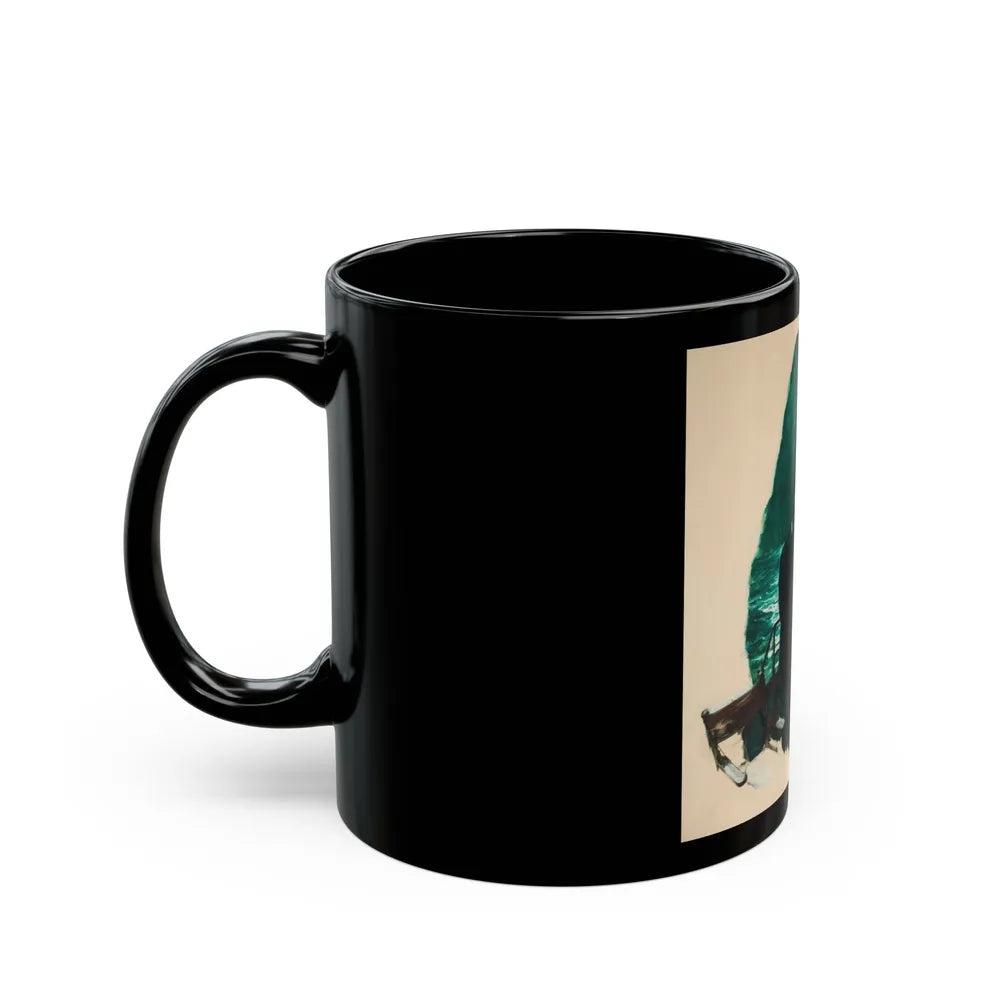 Couple Embracing, 1939 - Black Coffee Mug-Go Mug Yourself