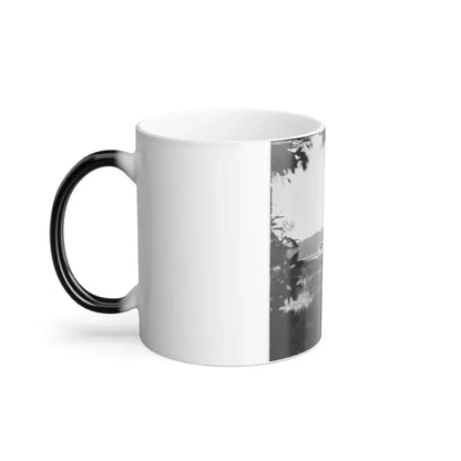 Deep Bottom, Va.  U.S. Gunboat Mendota (In Service May 2, 1864) on the James (U.S. Civil War) Color Changing Coffee Mug 11oz - Go Mug Yourself