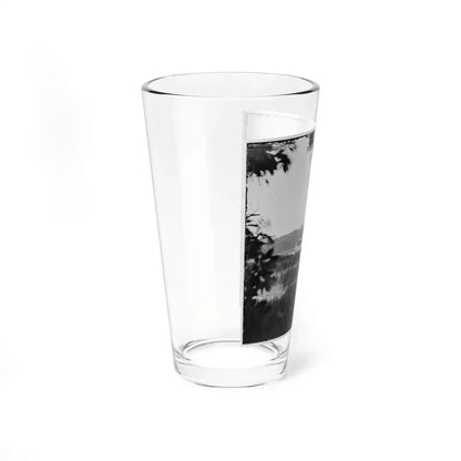 Deep Bottom, Va.  U.S. Gunboat Mendota (In Service May 2, 1864) On The James (U.S. Civil War) Pint Glass 16oz - Go Mug Yourself