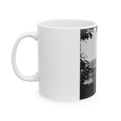 Deep Bottom, Va.  U.S. Gunboat Mendota (In Service May 2, 1864) On The James (U.S. Civil War) White Coffee Mug - Go Mug Yourself