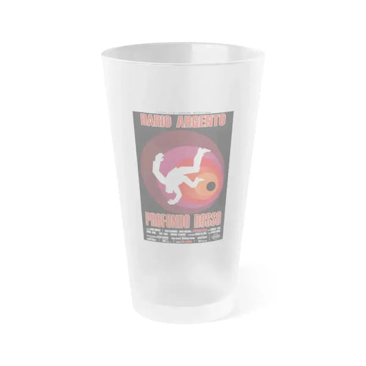 DEEP RED 1975 Movie Poster - Frosted Pint Glass 16oz 16oz Frosted - Go Mug Yourself