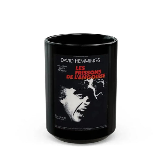 DEEP RED (FRENCH) 1975 Movie Poster - Black Coffee Mug 15oz - Go Mug Yourself