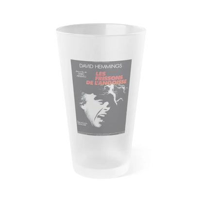 DEEP RED (FRENCH) 1975 Movie Poster - Frosted Pint Glass 16oz-16oz-Frosted-Go Mug Yourself