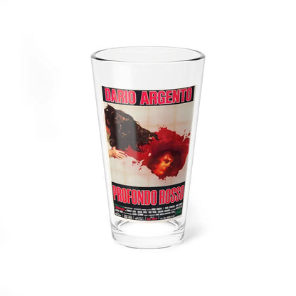 DEEP RED (ITALIAN) 3 1975 Movie Poster - Pint Glass 16oz-16oz-Go Mug Yourself