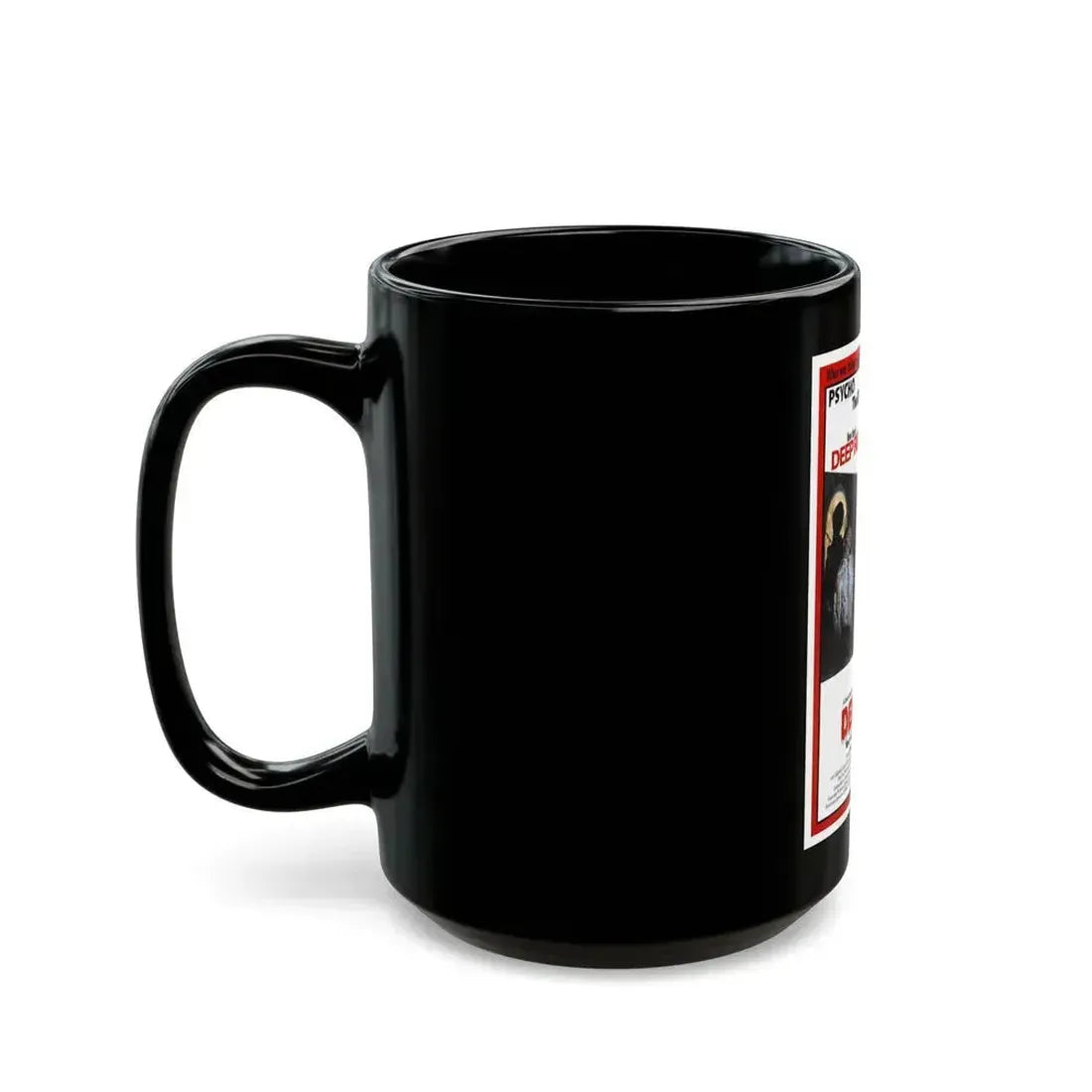 DEEP RED (PROFONDO ROSSO) 1975 Movie Poster - Black Coffee Mug - Go Mug Yourself