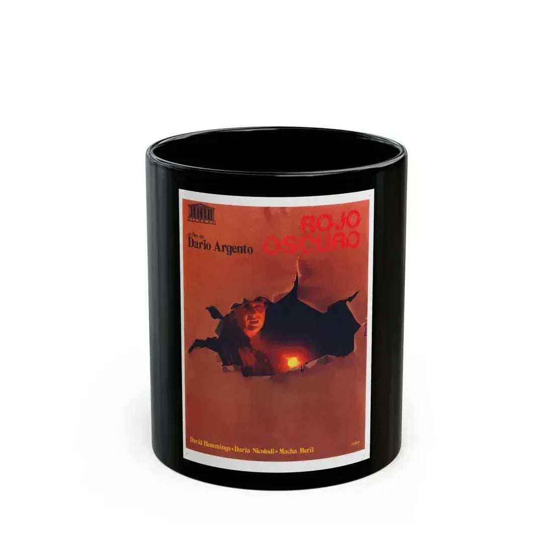 DEEP RED (SPANISH) 1975 Movie Poster - Black Coffee Mug 11oz - Go Mug Yourself
