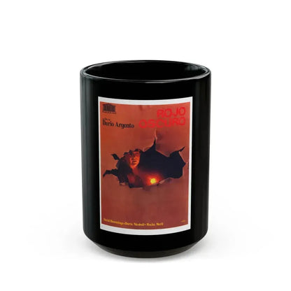 DEEP RED (SPANISH) 1975 Movie Poster - Black Coffee Mug 15oz - Go Mug Yourself