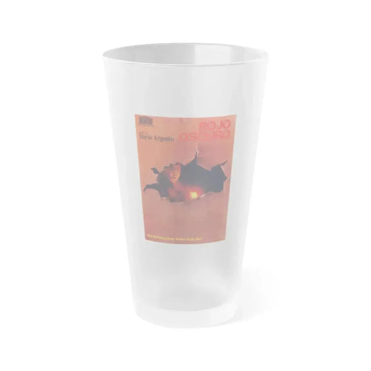 DEEP RED (SPANISH) 1975 Movie Poster - Frosted Pint Glass 16oz 16oz Frosted - Go Mug Yourself