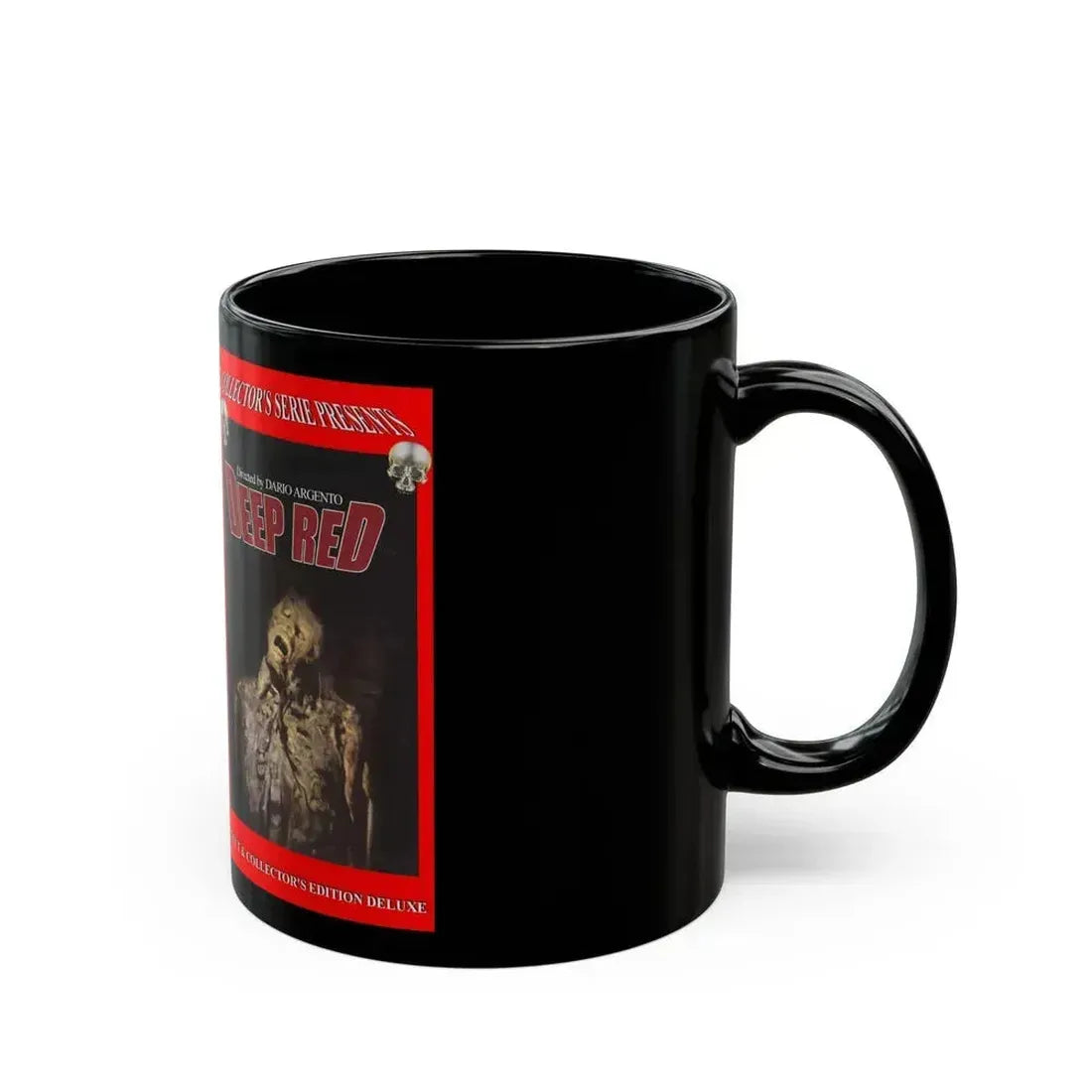 DEEP RED (VHS COVER) - Black Coffee Mug - Go Mug Yourself