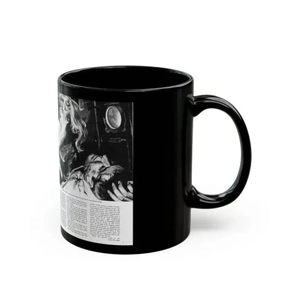 Deep Six for the Lady, Sir Knight magazine, No. 7 - 1959 - Black Coffee Mug - Go Mug Yourself