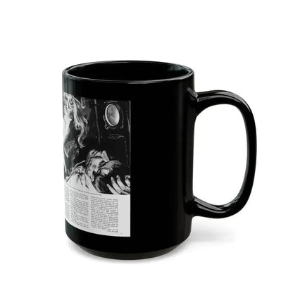 Deep Six for the Lady, Sir Knight magazine, No. 7 - 1959 - Black Coffee Mug - Go Mug Yourself