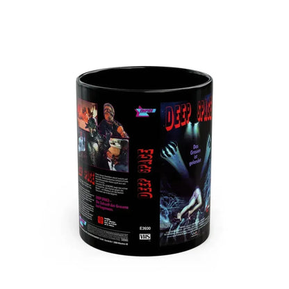 DEEP SPACE (VHS COVER) - Black Coffee Mug 11oz - Go Mug Yourself