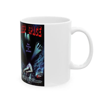 DEEP SPACE (VHS COVER) - White Coffee Mug - Go Mug Yourself