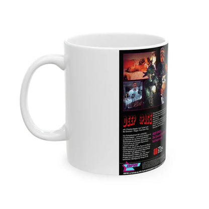 DEEP SPACE (VHS COVER) - White Coffee Mug-Go Mug Yourself