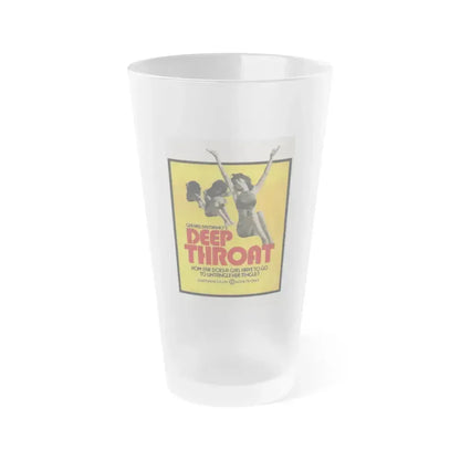 DEEP THROAT (2) 1972 Movie Poster - Frosted Pint Glass 16oz 16oz Frosted - Go Mug Yourself