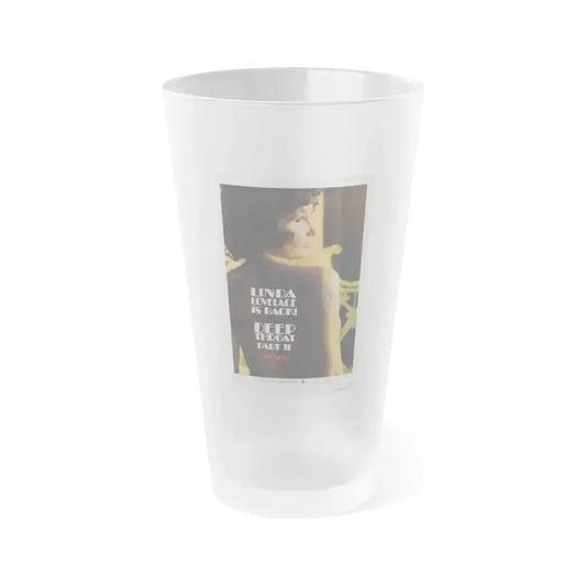 DEEP THROAT PART II 1974 Movie Poster - Frosted Pint Glass 16oz 16oz Frosted - Go Mug Yourself