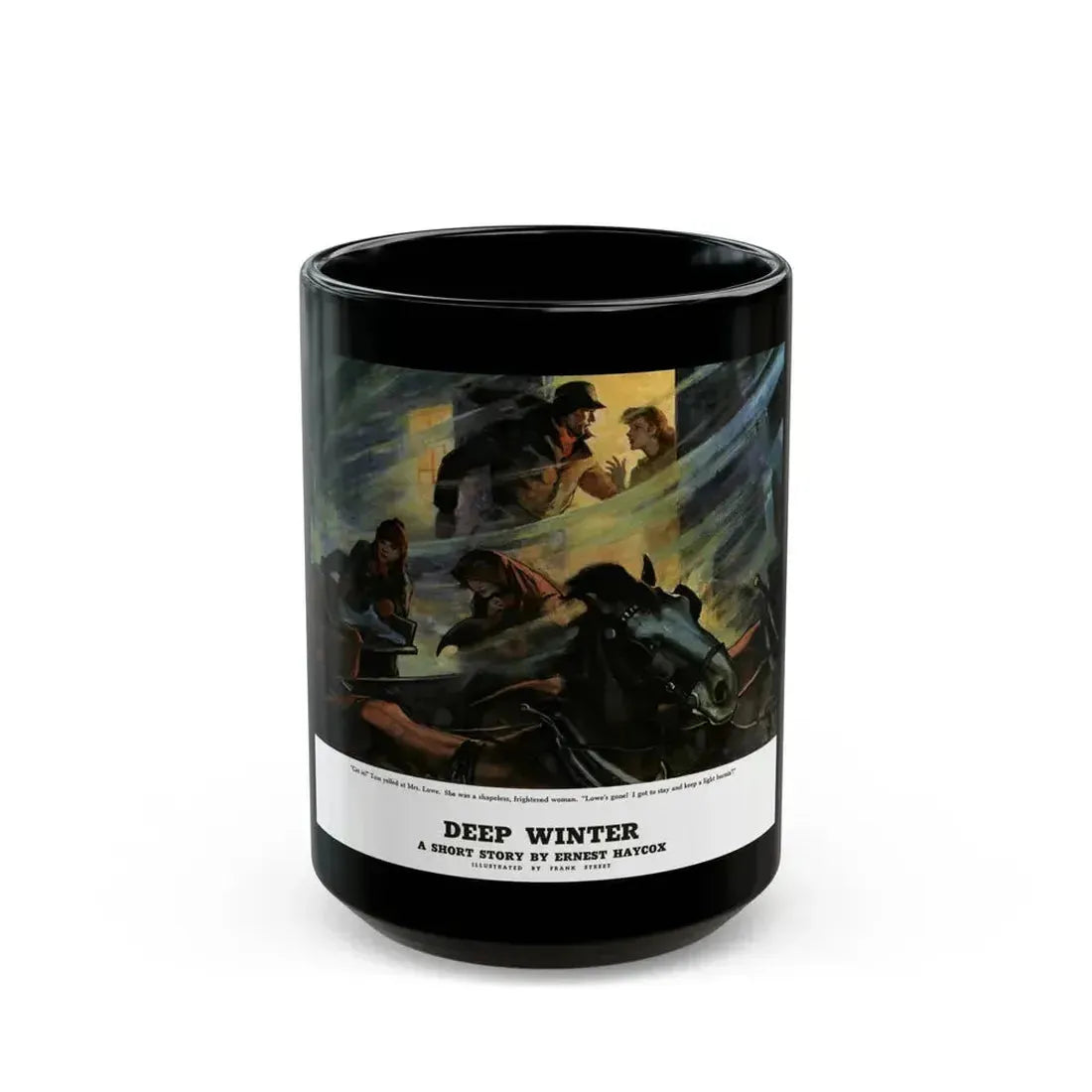 Deep Winter, 1943 - Black Coffee Mug 15oz - Go Mug Yourself