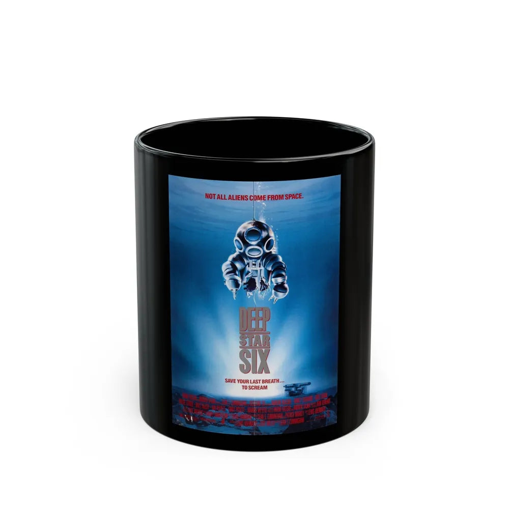 DEEPSTAR SIX 1989 Movie Poster - Black Coffee Mug-11oz-Go Mug Yourself