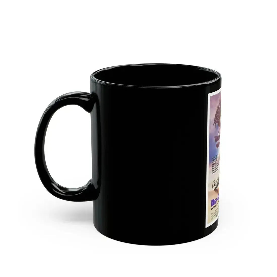 DEF CON 4 1985 Movie Poster - Black Coffee Mug - Go Mug Yourself